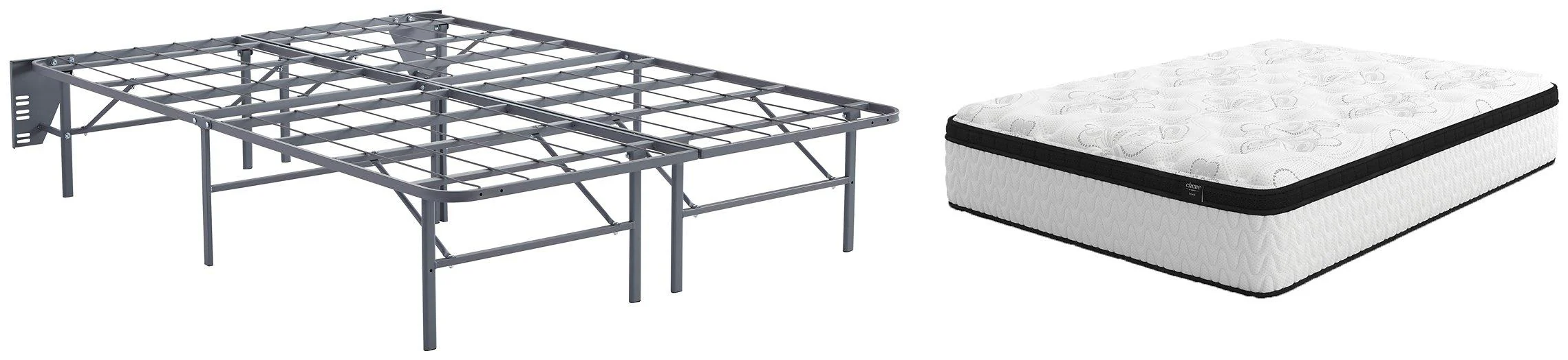 Chime 12 Inch Hybrid 2-Piece Mattress Package