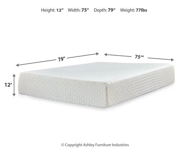 Chime 12 Inch Memory Foam Mattress in a Box
