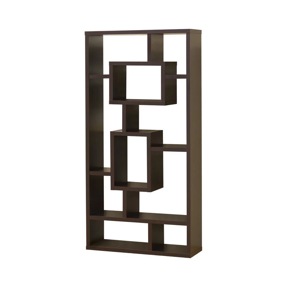 Corey 71-inch 8-shelf Bookcase Cappuccino