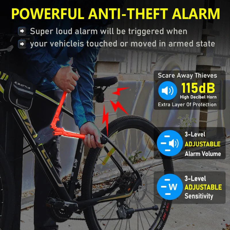 Anti-Theft Alarm Taillight