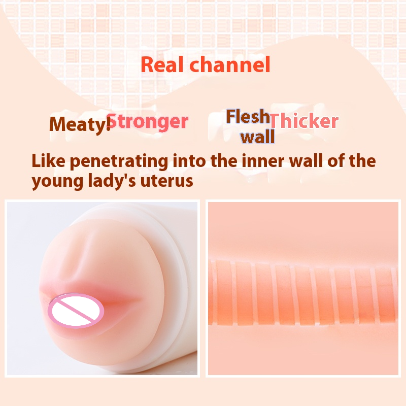 Male Masturbator Cup Milk Tea Artificial Soft Pocket Pussy Adult Sex Toys Realistic Vaginal Sucking Penis Pump Vagina Adult Sex