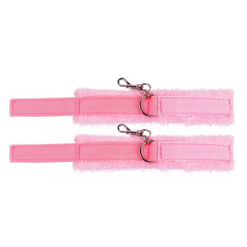 U-shaped pillow Handcuffs Ankle Cuffs BDSM Bondage Sex Toys with Bed Restraint leg Strap Flirting Split for Couples Adult  Games