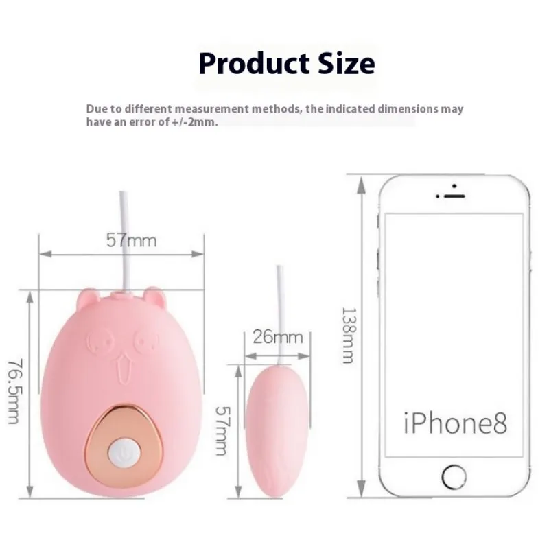 Bear Jump Egg Vibrator Women Adult Sex Toys With Remote Control Waterproof Vibrating Waterproof Bullet Massage Lady Night Bed