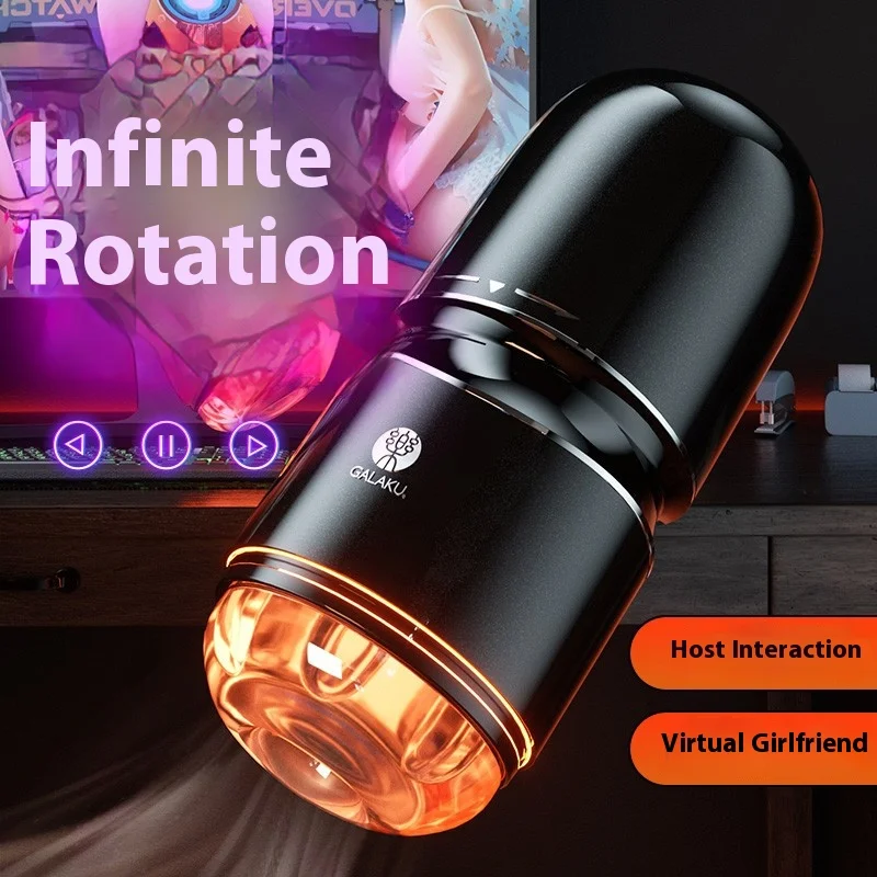 Super Rotation Automatic Male Mastubator Cup Sex Toys For Man Vaginal Sucking Penis Pump Vagina Pussy Vacuum Pocket Adult Gift