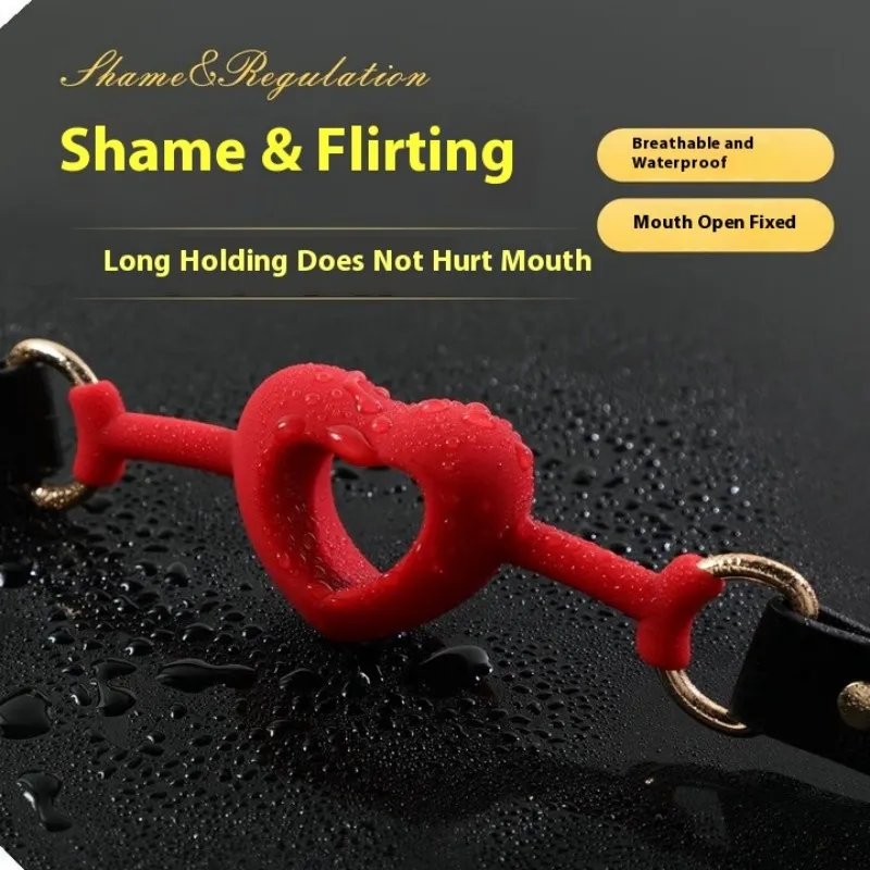 Compel Silicone Mouth Gag Love Sex Toys Opener Tongue Bondage Restraints Oral Sex Stimulation BDSM Open Mouth for Adult Couples