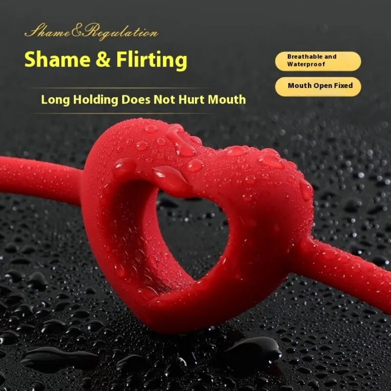 Compel Silicone Mouth Gag Love Sex Toys Opener Tongue Bondage Restraints Oral Sex Stimulation BDSM Open Mouth for Adult Couples