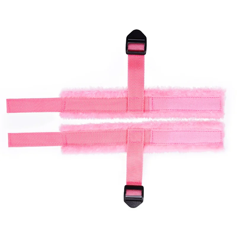 U-shaped pillow Handcuffs Ankle Cuffs BDSM Bondage Sex Toys with Bed Restraint leg Strap Flirting Split for Couples Adult  Games