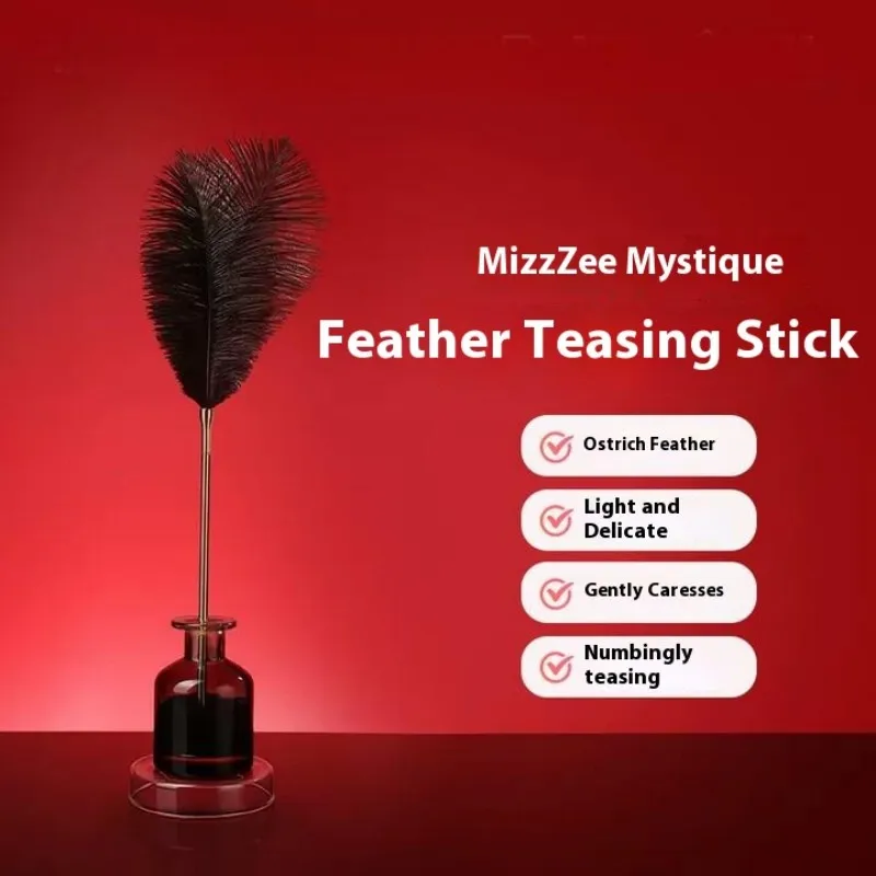 Sex Feather Stick Erotic Clitoris Stimulator Sex Toys For Women G Spot Bondage Whip Spanking BDSM Flogger Adult Couples Games