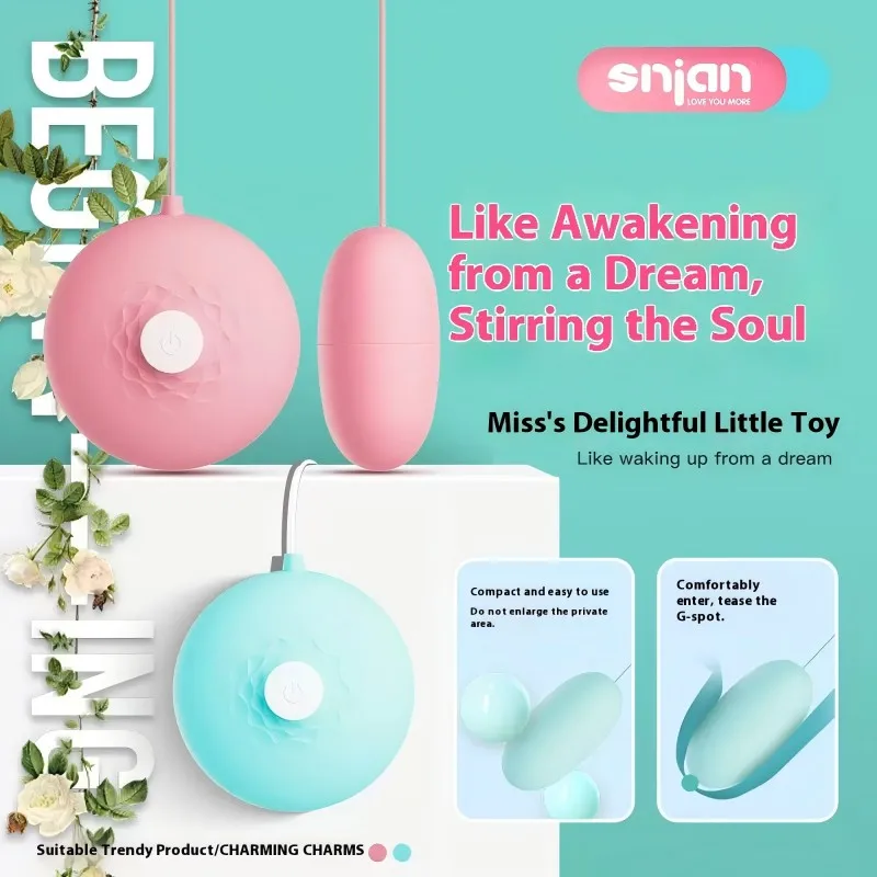 Shell Jump Egg Vibrator Adult Sex Toys for Women Remote Control Waterproof Egg Vibrating Body Massager Electric G-spot