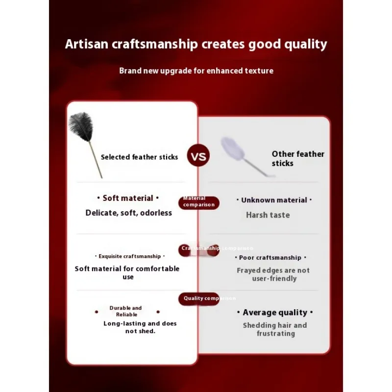 Sex Feather Stick Erotic Clitoris Stimulator Sex Toys For Women G Spot Bondage Whip Spanking BDSM Flogger Adult Couples Games