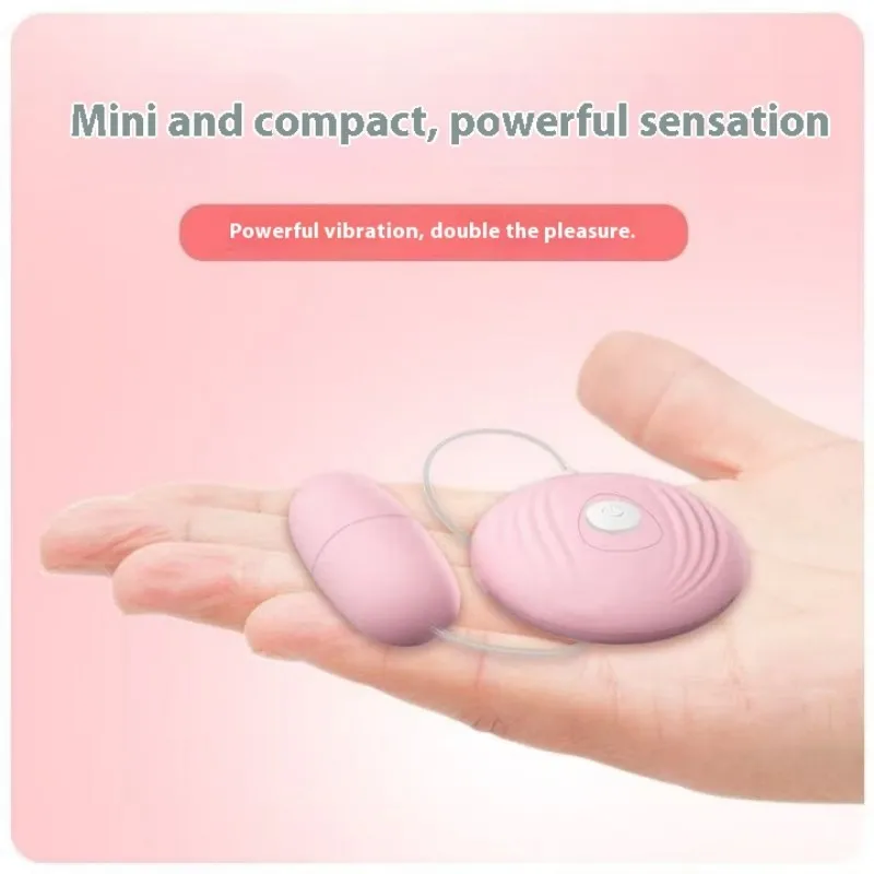 Mini Powerful Vaginal Vibrators Bullet Shell Jump Egg with Remote Control G Spot Anal Stimulator for Women Dildo Couples Adults