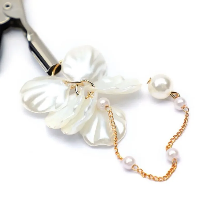 Bdsm Shell Chain Nipple Milk Clips Breast Massage Clamps Adult Flirting Teasing Erotic Gadgets Slave Sex Toys For Couples