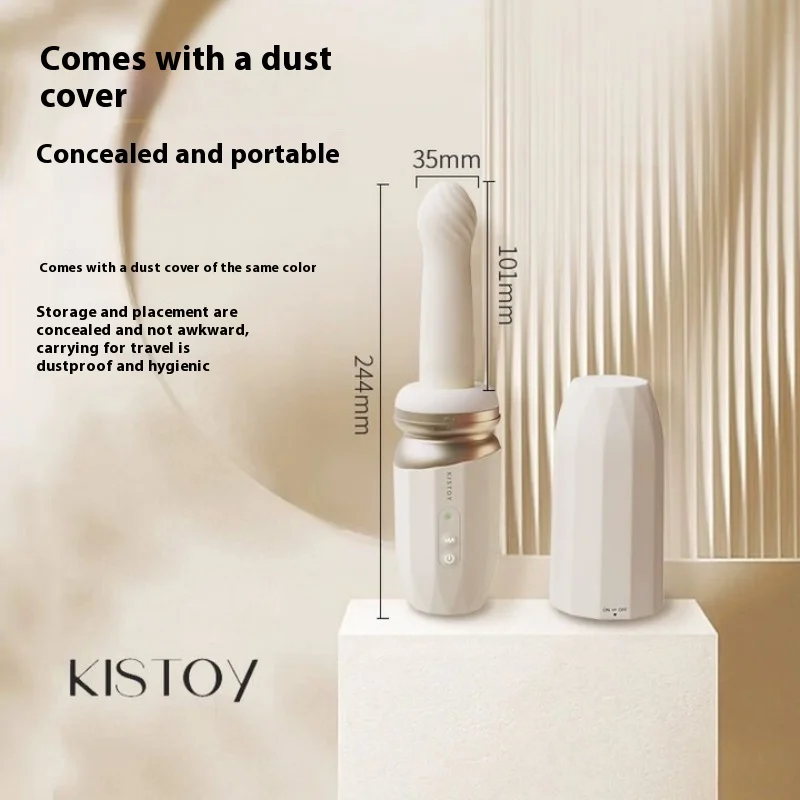 Powerful Wireless Control Automatic Telescopic Realistic Dildo Vibrator with Base for Women Thrusting Machine Female Sex Toys