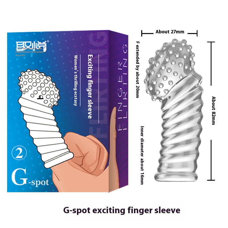 Flirting Finger Sleeve  Clitoris Stimulate Sex Toys For Woman BDSM G Spot Vibrator Masturbation Exotic Adult Penis Products