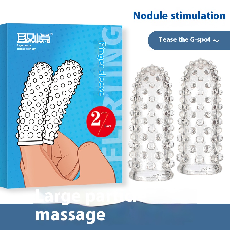 Flirting Finger Sleeve  Clitoris Stimulate Sex Toys For Woman BDSM G Spot Vibrator Masturbation Exotic Adult Penis Products
