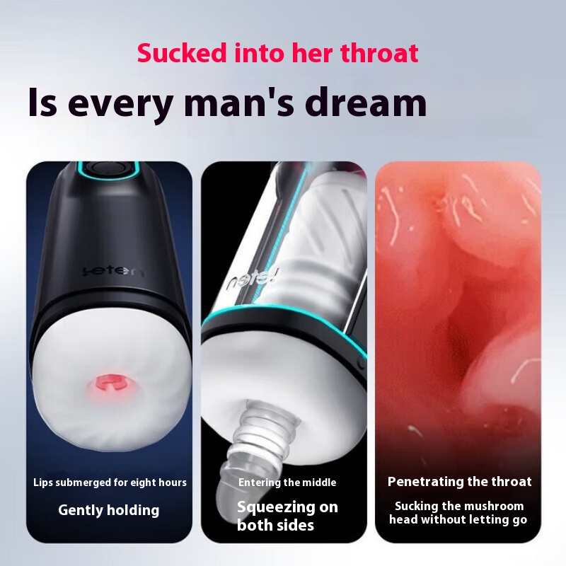Powerful Automatic Male Mastubator Cup Thunder Speed Pussy Sex Toy For Man Vagina Adult Vaginal Sucking Penis Pump Vacuum Pocket