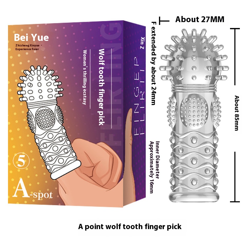 Flirting Finger Sleeve  Clitoris Stimulate Sex Toys For Woman BDSM G Spot Vibrator Masturbation Exotic Adult Penis Products