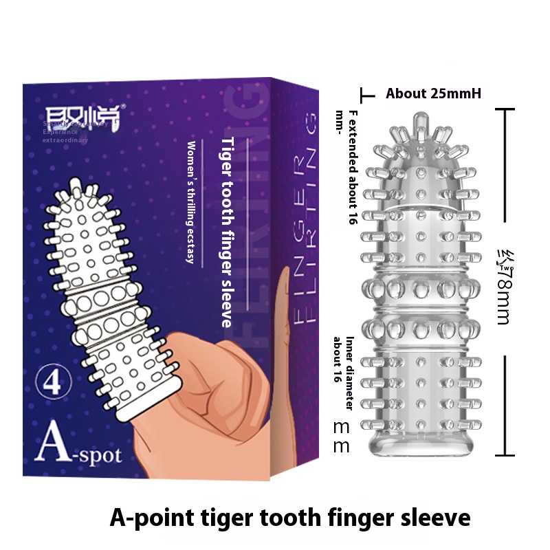 Flirting Finger Sleeve  Clitoris Stimulate Sex Toys For Woman BDSM G Spot Vibrator Masturbation Exotic Adult Penis Products
