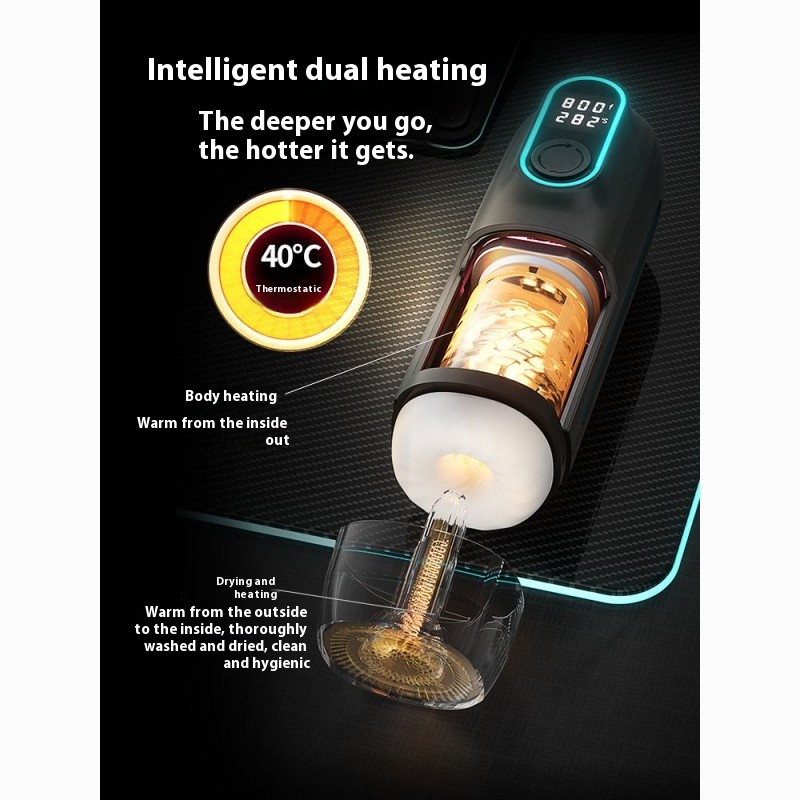 Powerful Automatic Male Mastubator Cup Thunder Speed Pussy Sex Toy For Man Vagina Adult Vaginal Sucking Penis Pump Vacuum Pocket