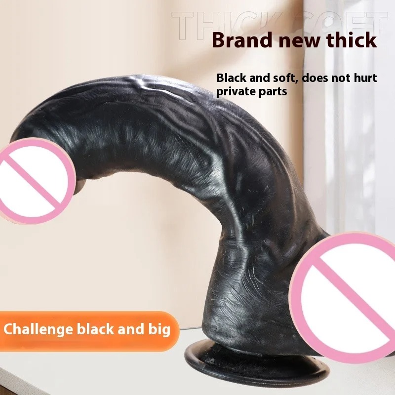10.3 inch Realistic Black Huge Dildos Phallus Silicone Penis With Suction Cup G Spot Stimulate Sex Toys For Woman Rapid climax