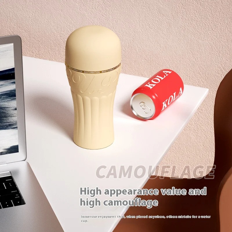 Cola Soft Pussy Male Masturbator Cup Sex Toys For Man Realistic Vaginal Sucking Penis Pump Vacuum Cup Vagina Adult Dildo Games
