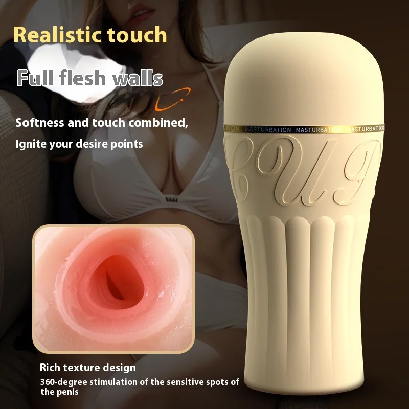 Cola Soft Pussy Male Masturbator Cup Sex Toys For Man Realistic Vaginal Sucking Penis Pump Vacuum Cup Vagina Adult Dildo Games