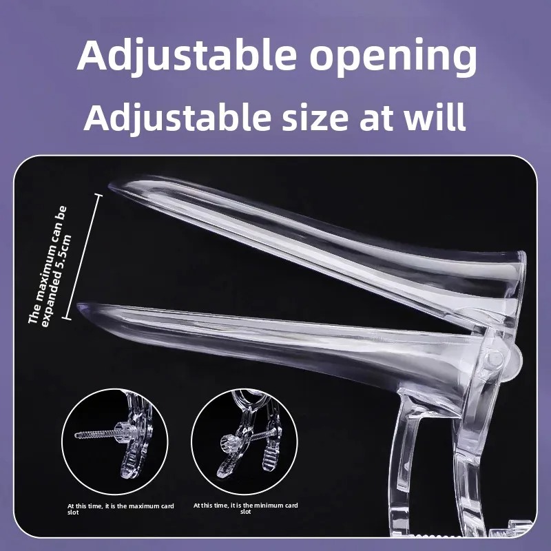 Transparent Vaginal Dilator Anal Dilatation Regulating Device Training Masturbation BDSM Sex Toys Interesting Adult Supplies