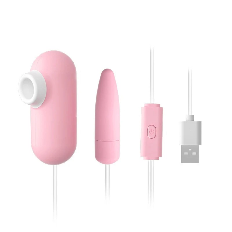 Double Jumping Egg Vaginal Vibrator G-spot Anal Clitoral Massager Sucking Tongue Licking Variable Frequency Vibration Sex Toys