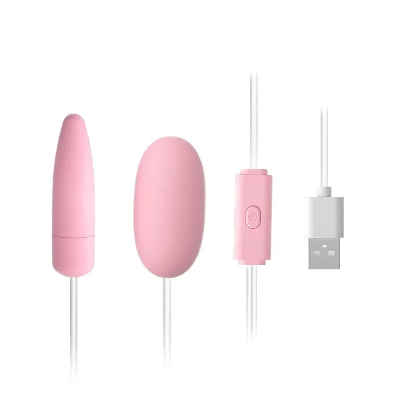 Double Jumping Egg Vaginal Vibrator G-spot Anal Clitoral Massager Sucking Tongue Licking Variable Frequency Vibration Sex Toys