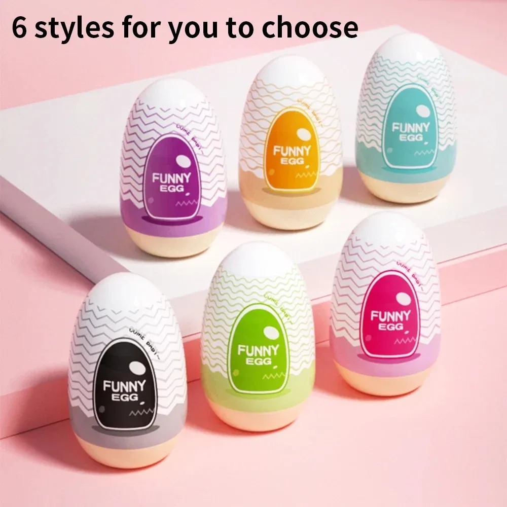 6 Style Cute Mini Portable Masturbation Egg Oral Anal Butt Cup Realistic Vagina Beginner Soft Pussy Pump Penis Sex Toys for Man