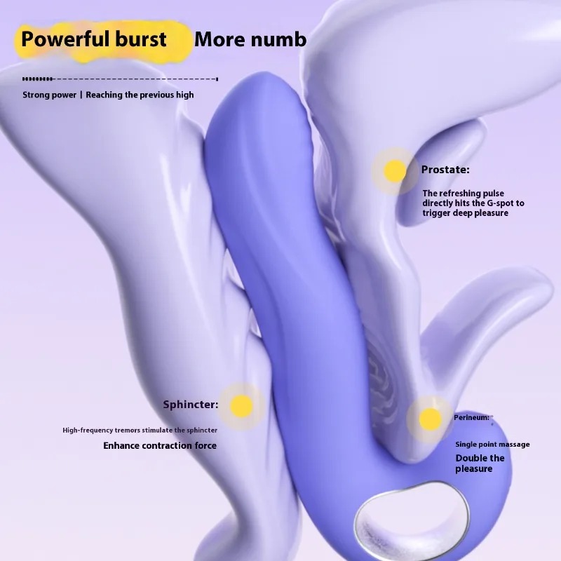 Anal Vibrator Butt Plug Prostate Massager Adult Toy for Men Gay Sex BDSM Toys Automatic Thrusting Pulse Anal Dildo