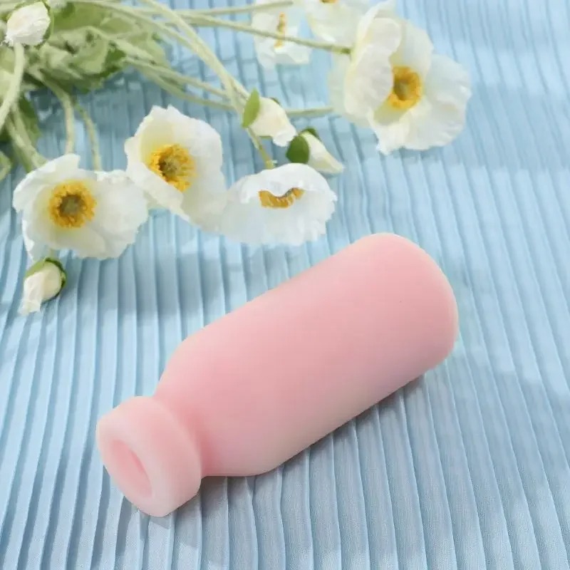 Milk Soft Pussy Male Masturbator Cup New Bottle Juicing Cup Plane Boys Happy Portable Masturbation Adult Products Sex Toys