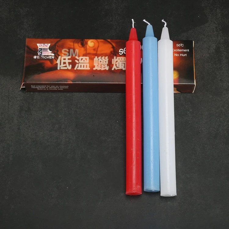 Low Temperature Candle 3Pcs BDSM Romantic Passion Play Sex Candles for Couple Relaxation Flirting Sex Toys for Adults Game