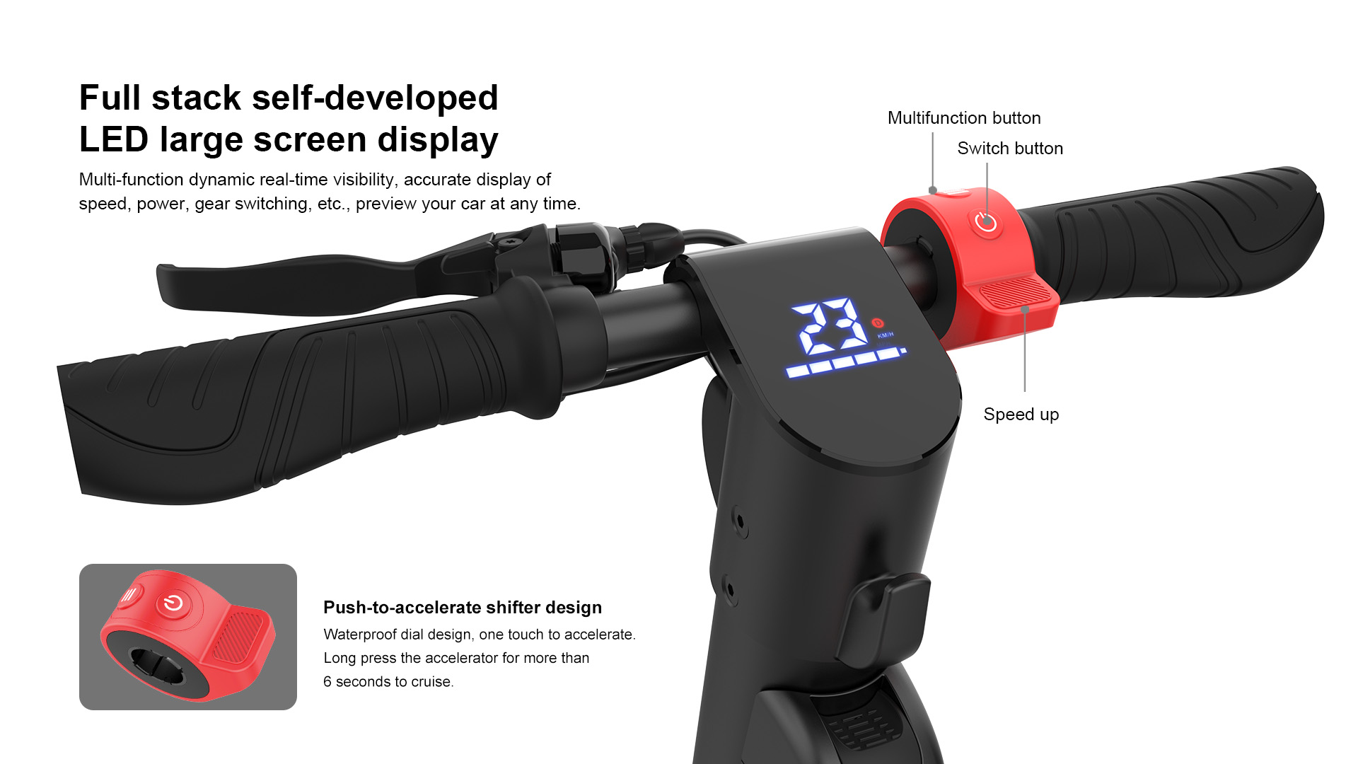 Folding Electric Scooter for Adults 450W Motor 10-Inch Tires 50km Long-Range Commuter E Scooter