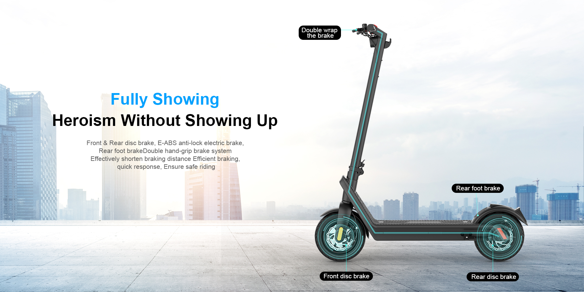 Folding Electric Scooter for Adults 500W Motor 40km/h Speed Long-Range Commuter E Scooter with Removable Battery
