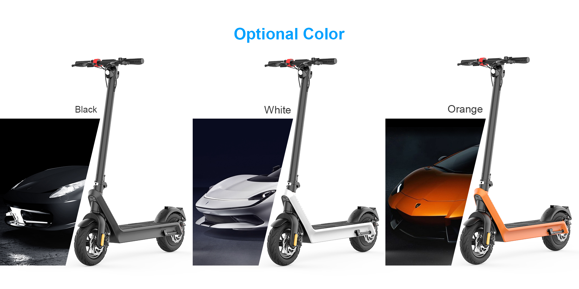 Folding Electric Scooter for Adults 500W Motor 40km/h Speed Long-Range Commuter E Scooter with Removable Battery