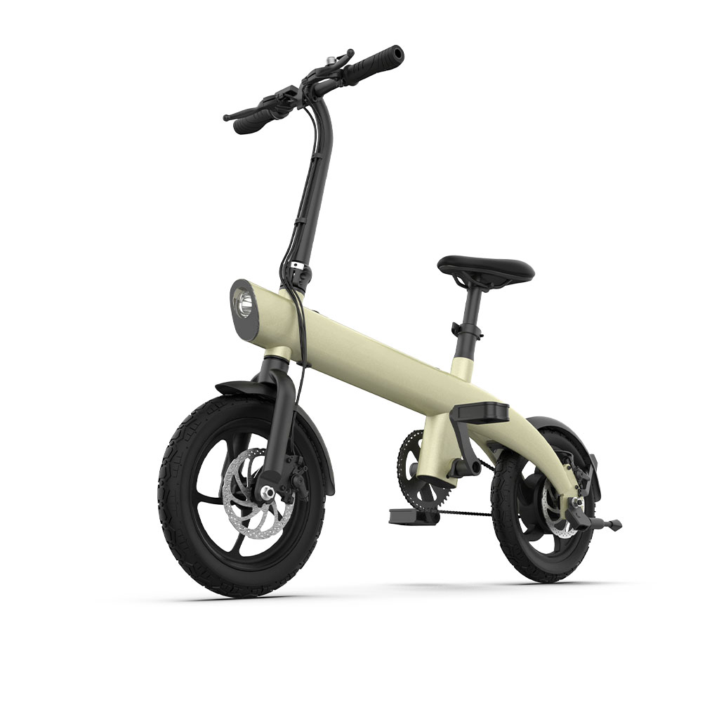 Folding Electric Bike for Adults – 14-Inch Portable Commuter E-Bike with 250W Brushless Motor, Removable Lithium Battery & Disc Brakes