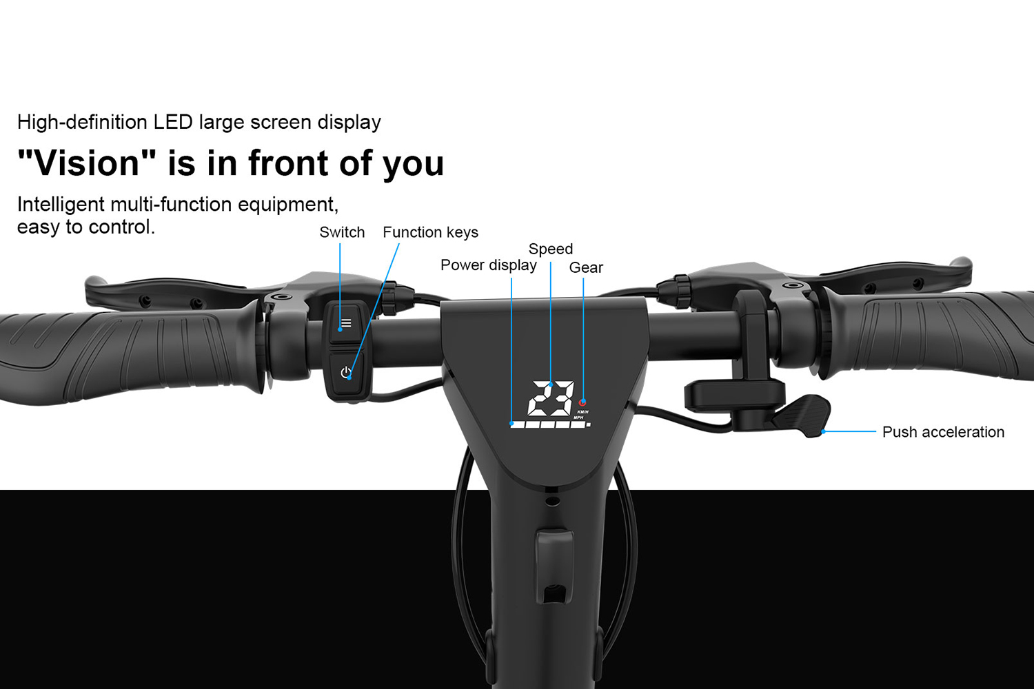 Folding Off-Road Electric Scooter for Adults 2000W Dual Motor 11-Inch Tires Long-Range Commuter E Scooter