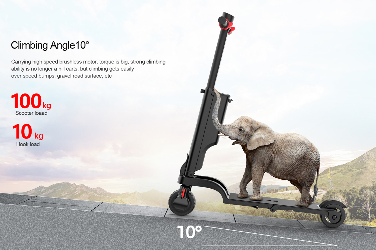 Portable Lightweight Folding Electric Scooter for Adults 250W Motor with Removable Battery and Dual Brake System