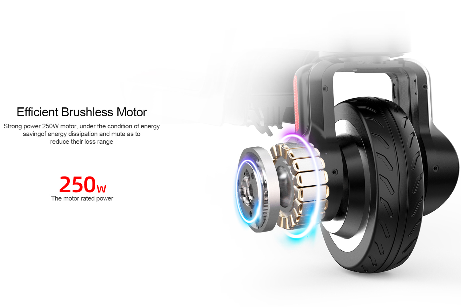 Portable Lightweight Folding Electric Scooter for Adults 250W Motor with Removable Battery and Dual Brake System