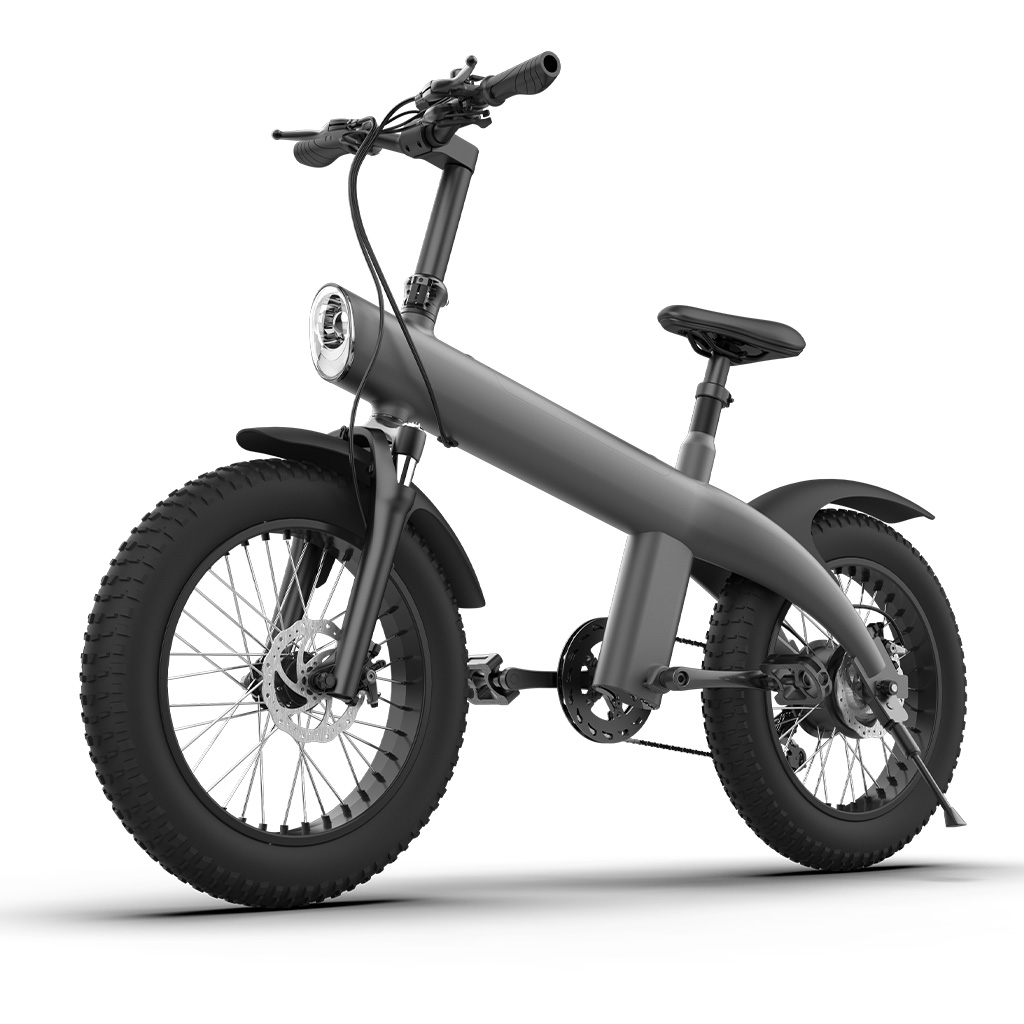 All-Terrain Folding Electric Bike for Adults – 750W Powerful Motor, 20-Inch Fat Tires, Dual Disc Brakes, Removable Lithium Battery