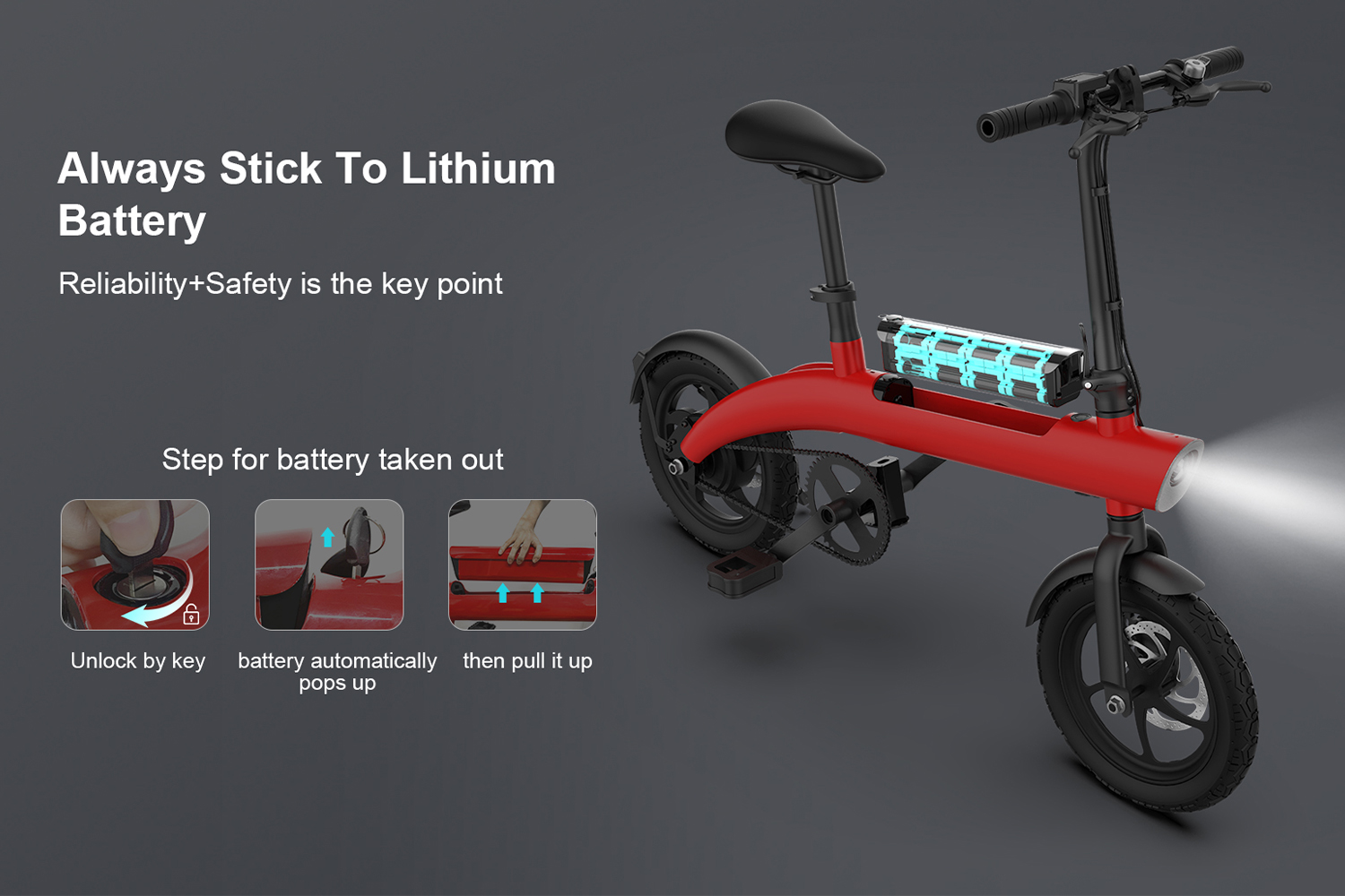 Folding Electric Bike for Adults – 14-Inch Portable Commuter E-Bike with 250W Brushless Motor, Removable Lithium Battery & Disc Brakes