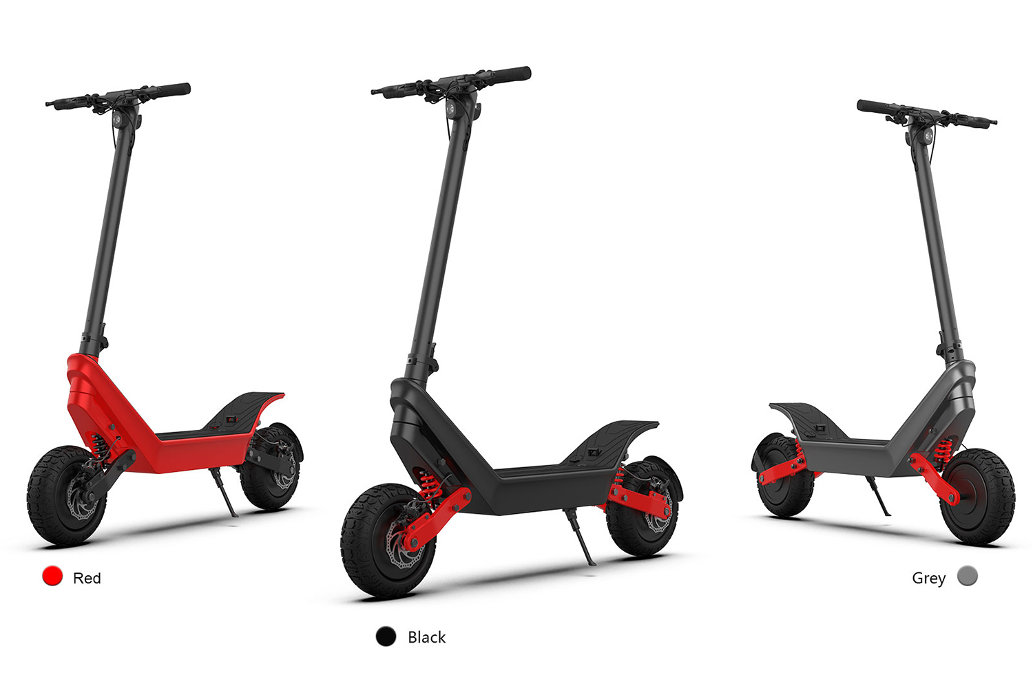 Folding Off-Road Electric Scooter for Adults 2000W Dual Motor 11-Inch Tires Long-Range Commuter E Scooter