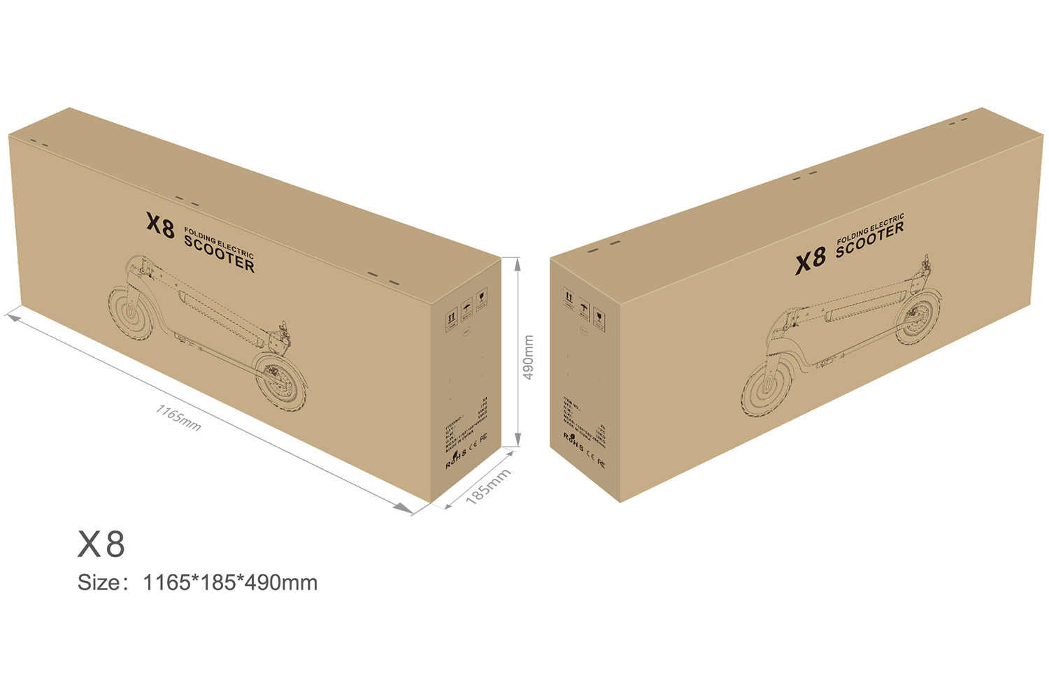 Folding Electric Scooter for Adults 350W Motor 45km Range Long-Range Commuter E Scooter with Embedded Battery