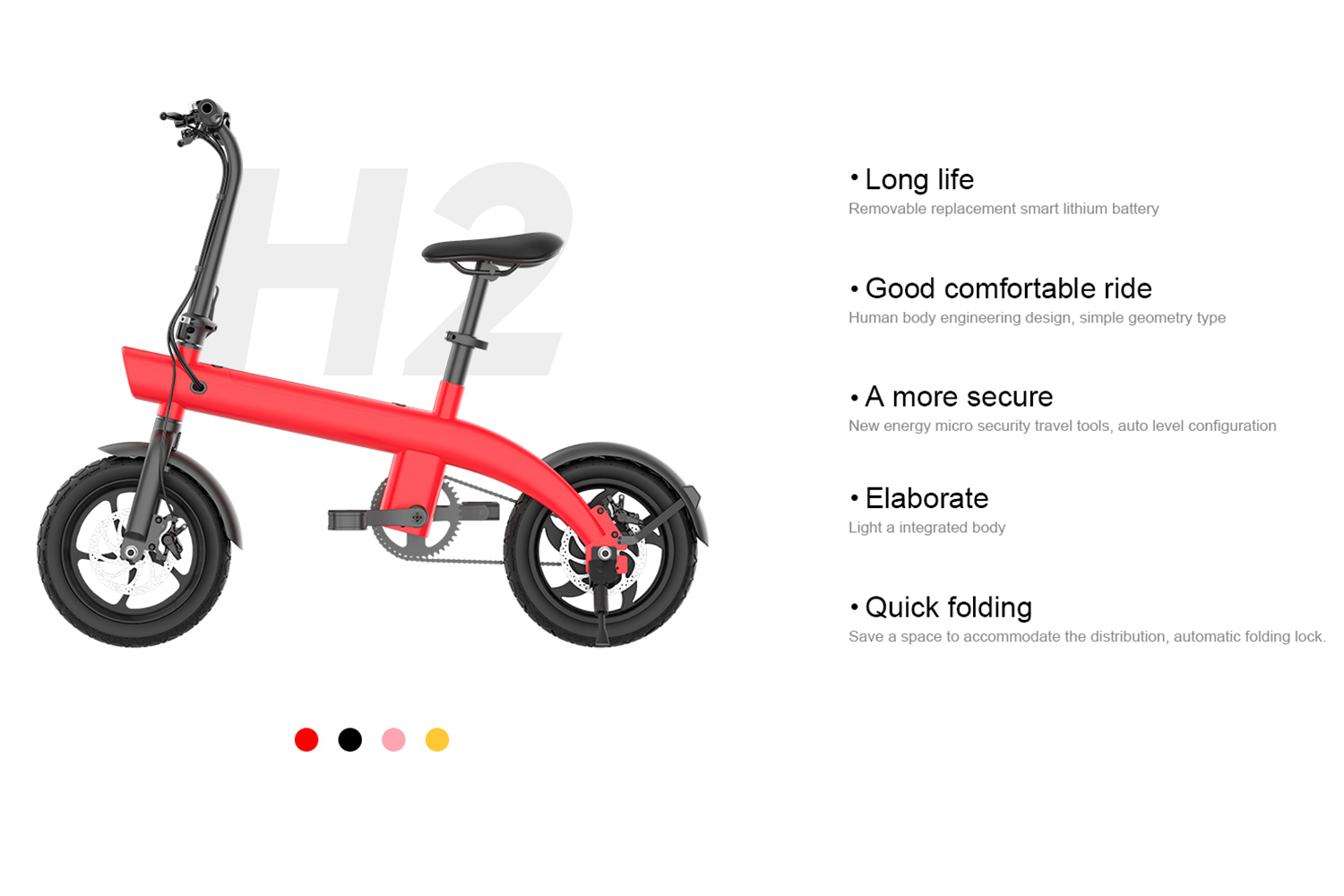 Folding Electric Bike for Adults – 14-Inch Portable Commuter E-Bike with 250W Brushless Motor, Removable Lithium Battery & Disc Brakes