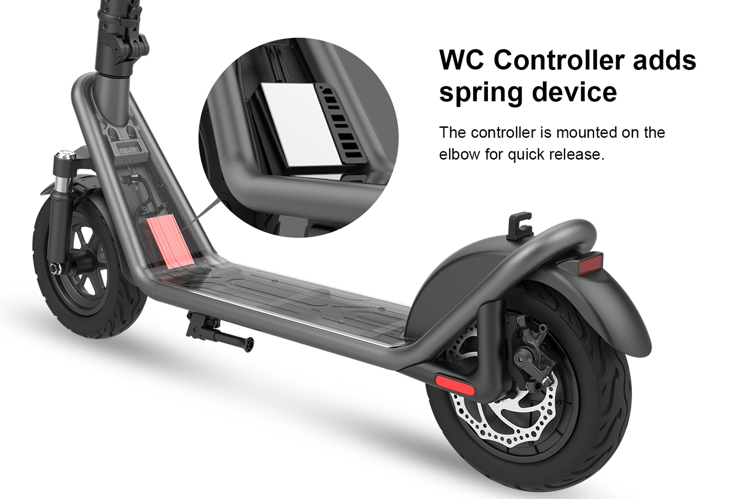 Folding Electric Scooter for Adults 450W Motor 10-Inch Tires 50km Long-Range Commuter E Scooter