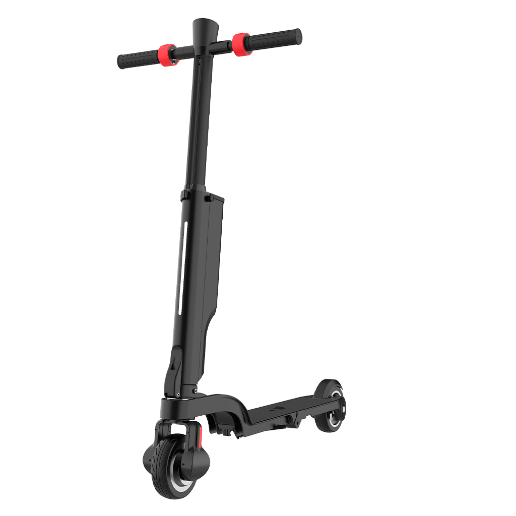 Portable Lightweight Folding Electric Scooter for Adults 250W Motor with Removable Battery and Dual Brake System