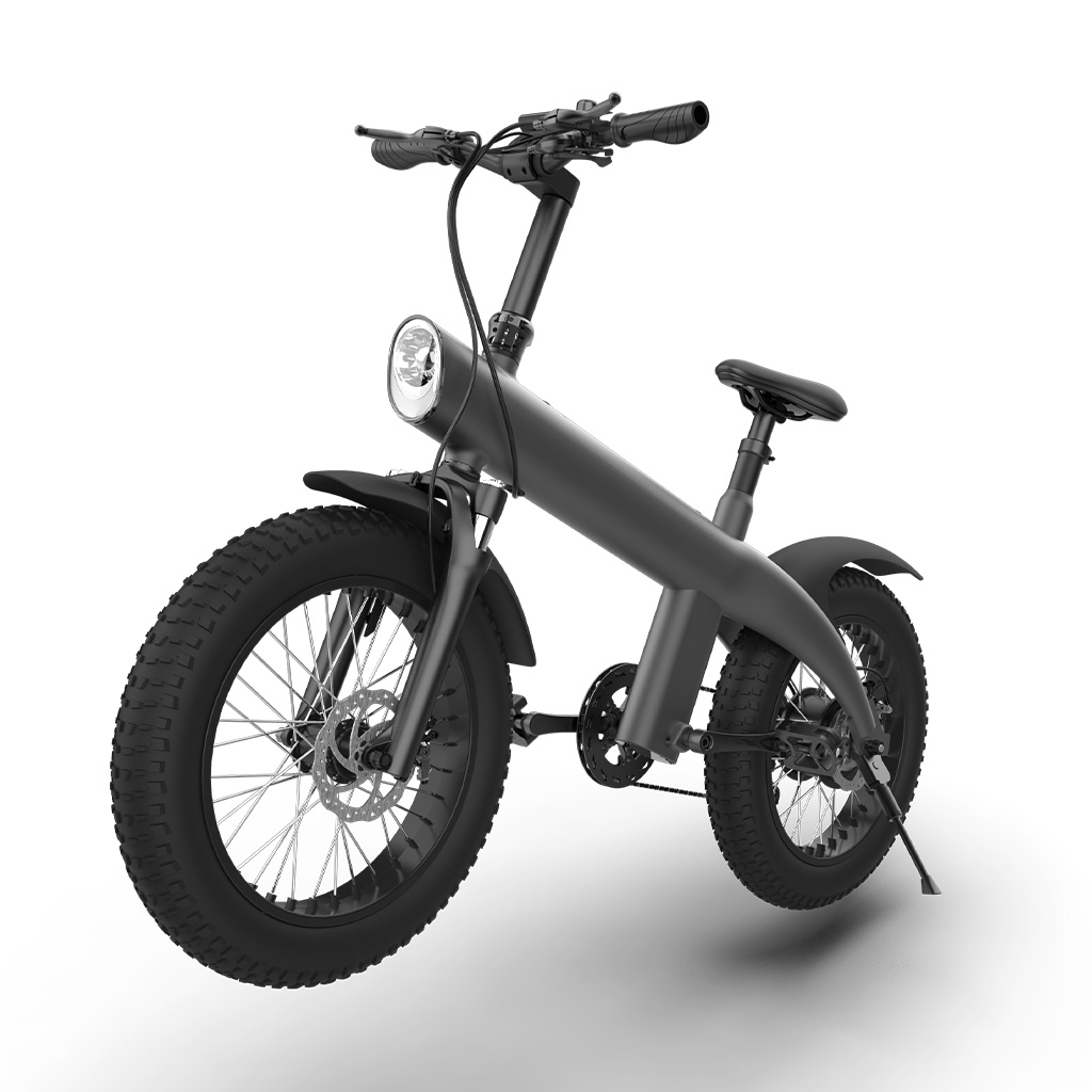 All-Terrain Folding Electric Bike for Adults – 750W Powerful Motor, 20-Inch Fat Tires, Dual Disc Brakes, Removable Lithium Battery