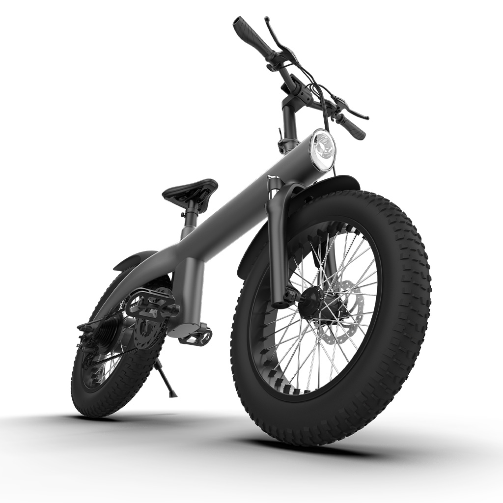 All-Terrain Folding Electric Bike for Adults – 750W Powerful Motor, 20-Inch Fat Tires, Dual Disc Brakes, Removable Lithium Battery