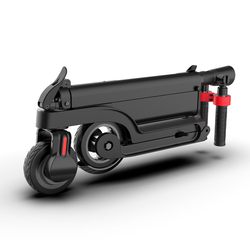 Portable Lightweight Folding Electric Scooter for Adults 250W Motor with Removable Battery and Dual Brake System